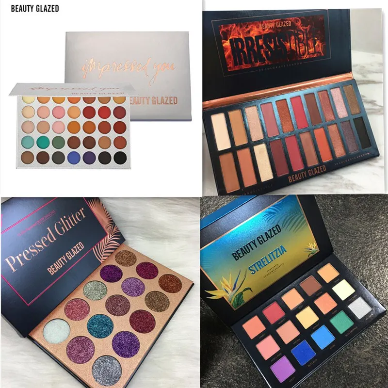 

Beauty Glazed Makeup Eyeshadow Pallete Cheek Palette Diamond Pigment Glitter Shimmer Make Up Eye Shadow Eyeshadow Palette Set