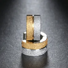 ZORCVENS серьги из нержавеющей стали с смешанным серебряным и золотым цветом маленькие круглые модные серьги в стиле панк-рок для женщин