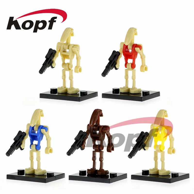

Single Sale Battle Droid Wars Rogue One Combat Robot Doath Trooper K-2SO Bricks Action Building Blocks Children Gift Toys PG8099