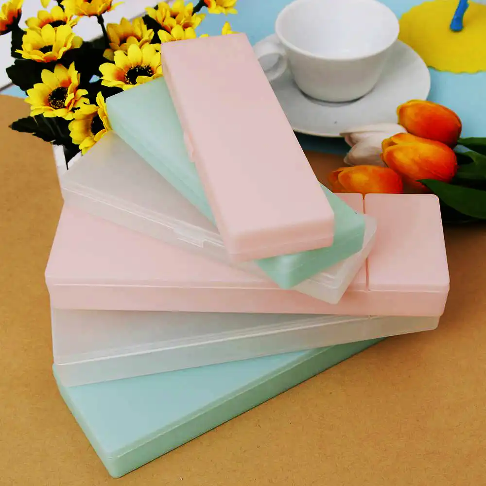 かわいいかわいい透明ppプラスチックペンケース素敵なペンボックス子供のためのギフト事務スクール用品材料 Pen Box Plastic Pencil Casepencil Case Aliexpress