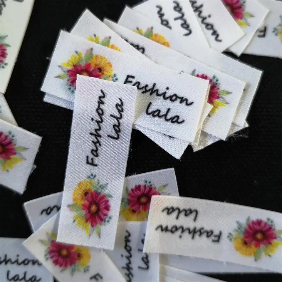 Custom Small Batch Quantity Cloth Labels Main Mark Brand Labels