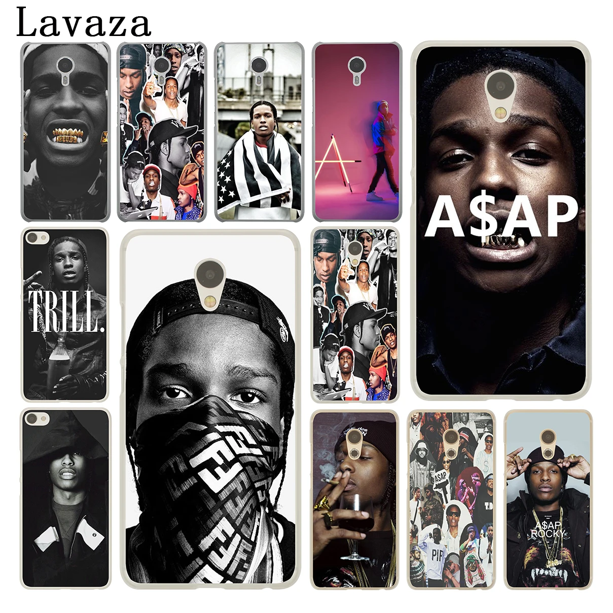 

Lavaza A Ap Asap Rocky gold teeth collage Hard Phone Shell Case for Meizu M3 M3S Mini M3 M5 M6 Note M5C M5S M6S Cover