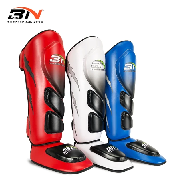 Protection Top Quality Boxing shin guards MMA instep protectors foot kickboxing pad Muaythai