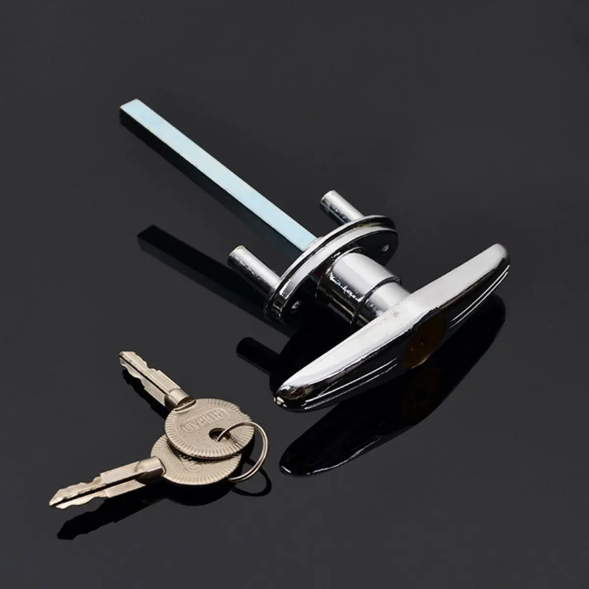 Mayitr Garage Door Opener T Lock Handle with 2/3/4 keys Secure For Caravans & Trailers