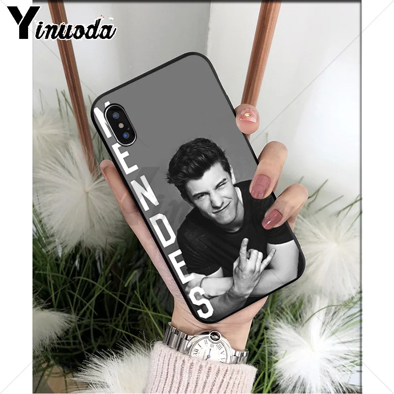 Yinuoda Shawn Mendes 98 мягкий силиконовый чехол для телефона из ТПУ для Apple iPhone 8 7 6 6S Plus X XS MAX 5 5S SE XR