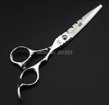 6.0Inch/5.5Inch Japan Kasho Cutting Scissors,Professional Hair Shears for Hair Hairdressing with Rhinestone,1pcs LZS0127