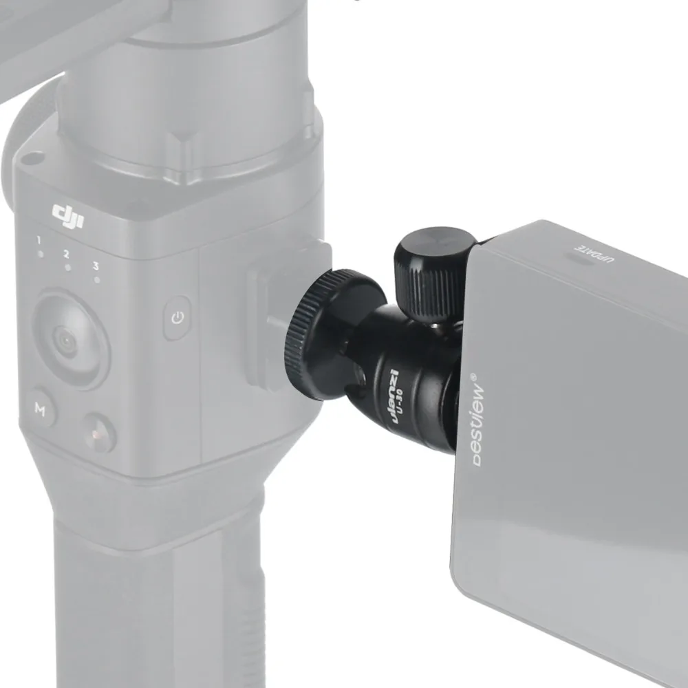 AgimbalGear U30P мини шаровая Головка 360 градусов вращающаяся алюминиевая головка