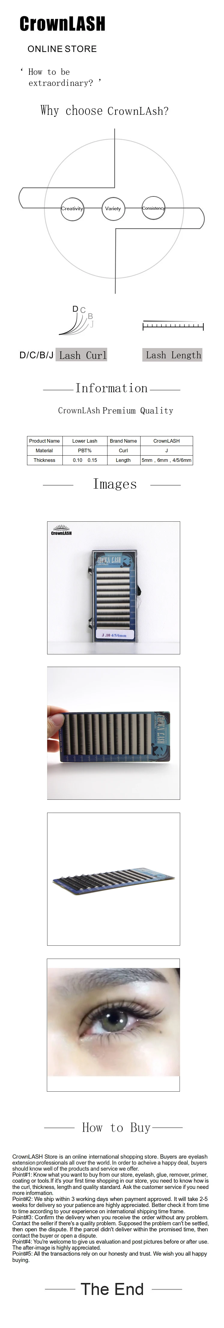 CrownLASHEn Lower Black