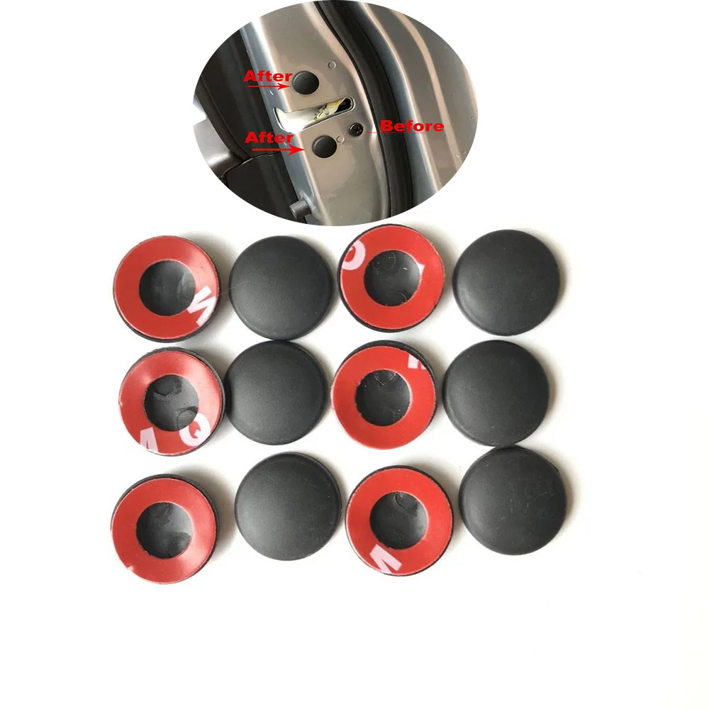 

12pcs/Lot Car Door Lock Screw Protector Cover For Renault Koleos Fluenec Latitude Sandero Kadjar Captur Talisman Megane LAGUNA