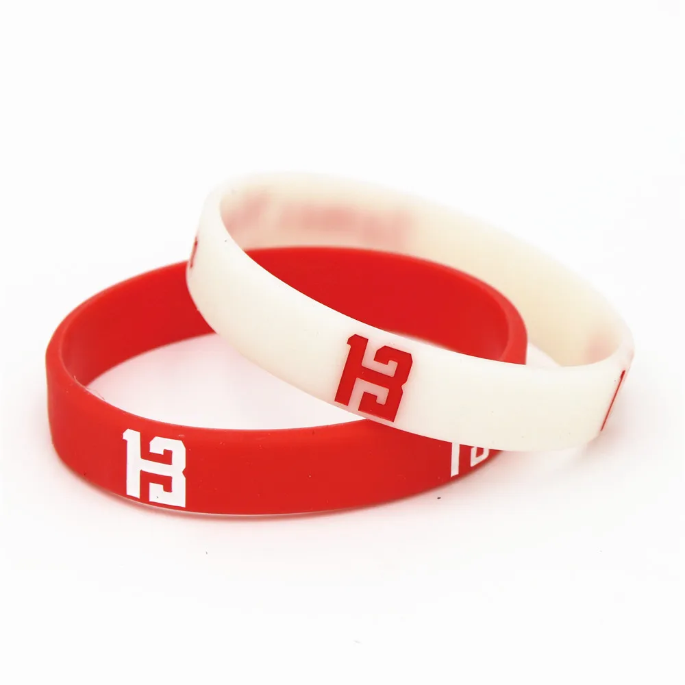 Lukeni 2 шт Мужские баскетбольные спортивные силиконовый браслет-повязка резиновые браслеты и браслеты для фанатов подарок SH056 - Окраска металла: Mix