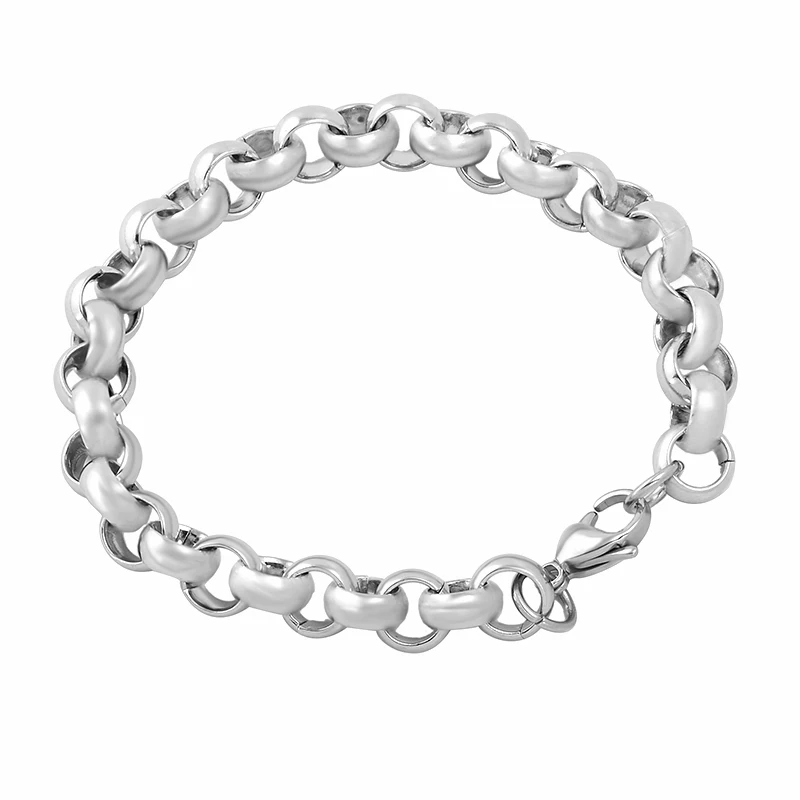 

MJB0165 Classic Ladies Stainless Steel Shiny Stainless Steel Jewelry Link Chain Bracelet