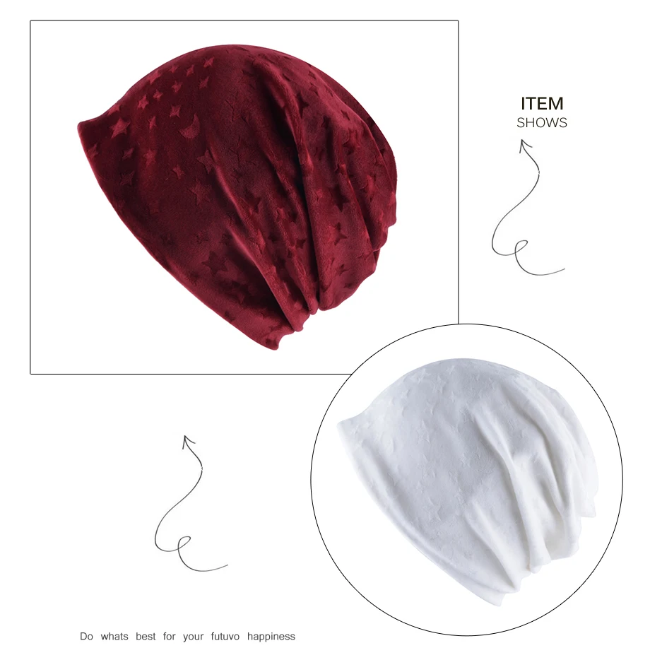 Stars Velvet Winter Hats Women Outdoor Hats Fashion Accessory Warm Beanie Hat For Girls Wind-Proof Bonnet_01 (8)