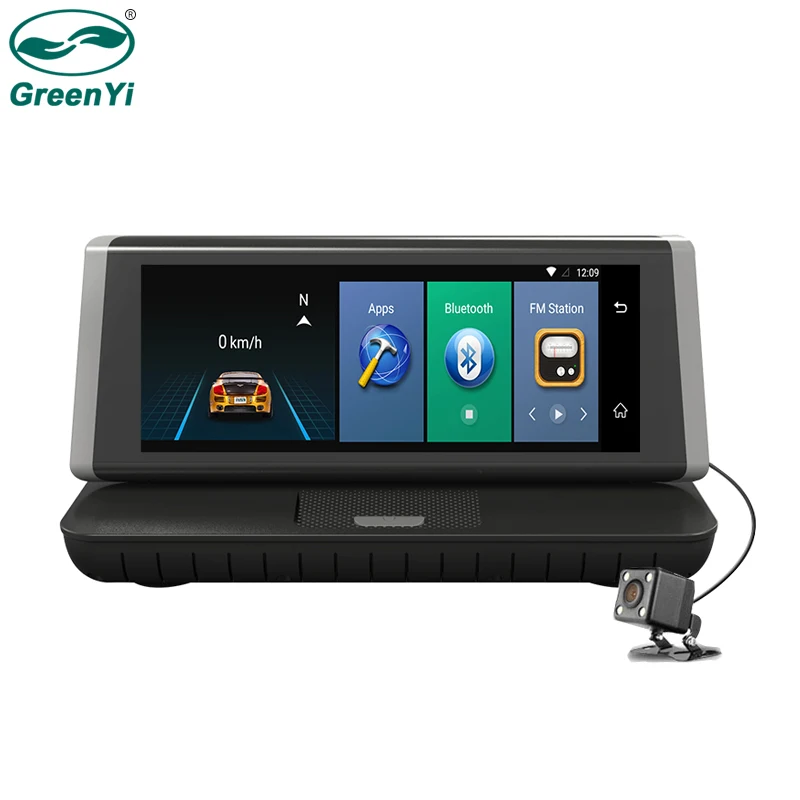 Автомобильный видеорегистратор GreenYi Android 5 1 GPS навигатор 4G ADAS Bluetooth Wi Fi FM 1080P