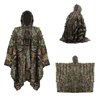 

Camouflage Hunting Ghillie Suit Woodland Uniform Camouflage Suits Tactical Clothes Army Military Airsoft Sniper Jungle Clothing