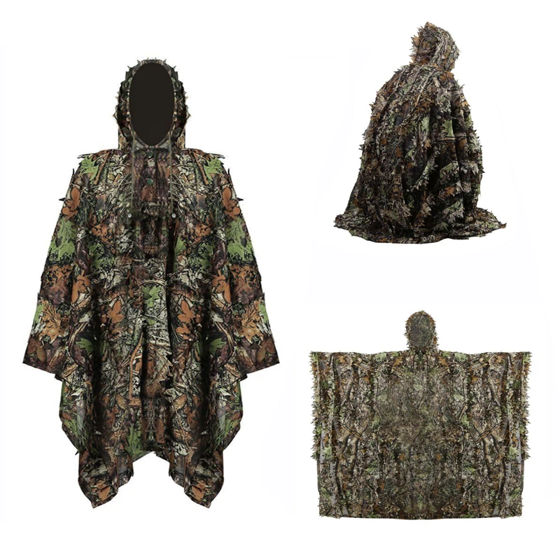 Камуфляжный охотничий костюм Ghillie униформа для леса камуфляжный тактическая