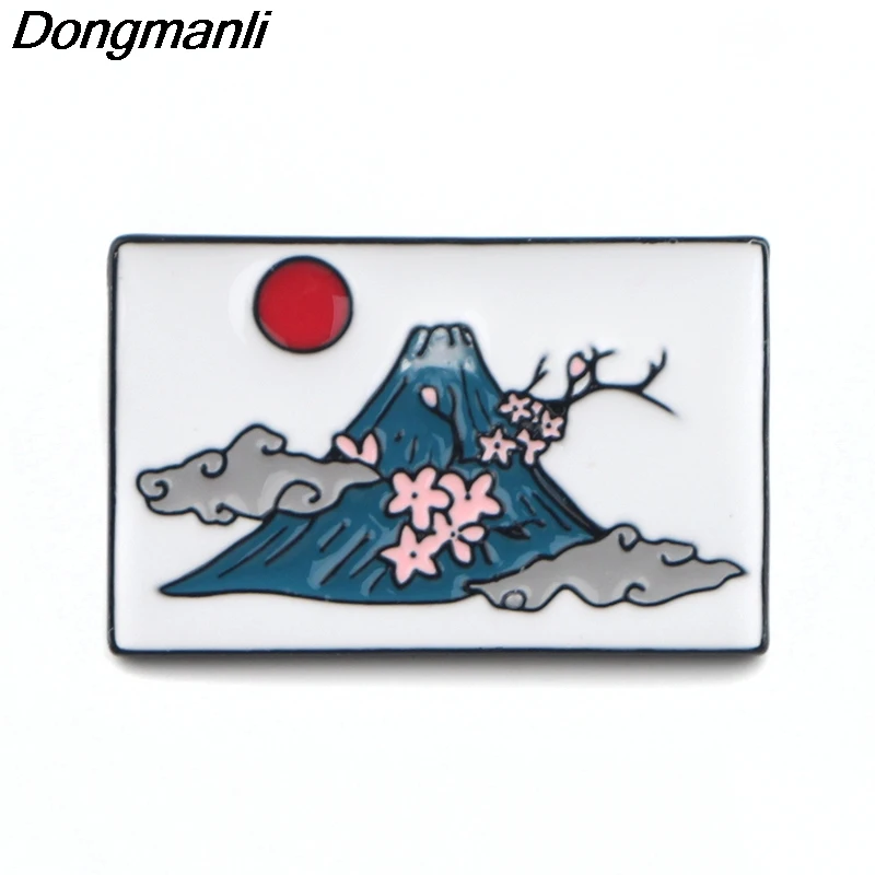 

P3909 Dongmanli Fashion NARUTO Cool Kakashi Metal Enamel Brooches and Pins Collection Lapel Pin Badge Jewelry Bag Accessories