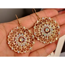 MS популярные цветные драгоценные камни Благородные Ювелирные изделия для девочек на день рождения круглые серьги Рождественский подарок