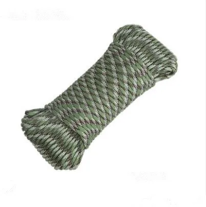 9-core Плетеный веревочный браслет палатка веревка выживания с предохранительным тросом