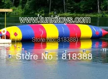 crazy inflatable blob jump water toys/water trampoline