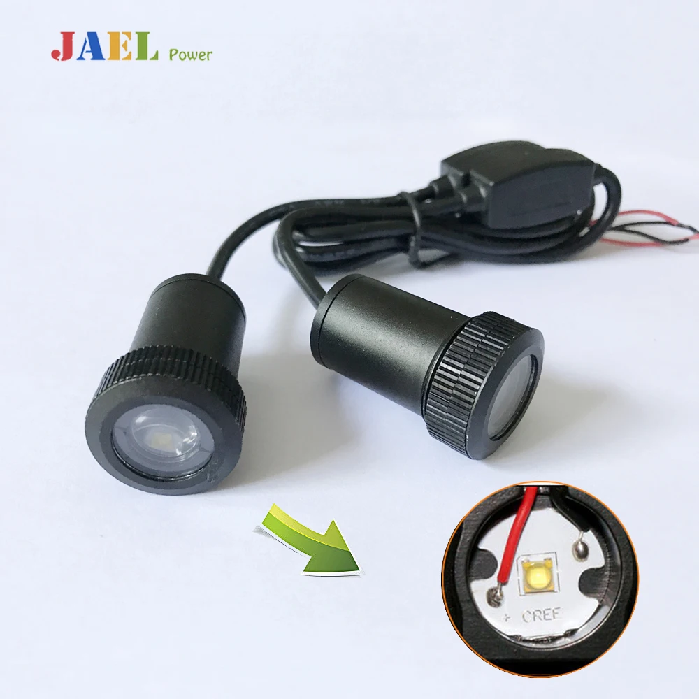 

2PCs LED Car Ghost light Case For Subaru BMW Golf Benz Toyota Audi Honda Mazda