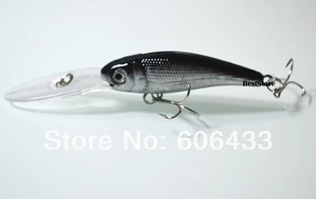 

10PCS Minnow Fishing Lures Fish Lure Crankbait Baits/Tackle 10cm 9g