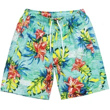 Цветочный печать пляжные шорты Трусы Человек купальники Sunga Для мужчин купальники плавание доски для серфинга шорты спортивный мужской штаны