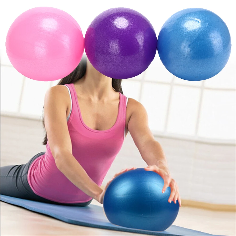 1PCS 25cm Mini Yoga Ball Pilates Physical Fitness Ball For Fitness Appliance Exercise Balance Ball Home Trainer Balance 3 Colors