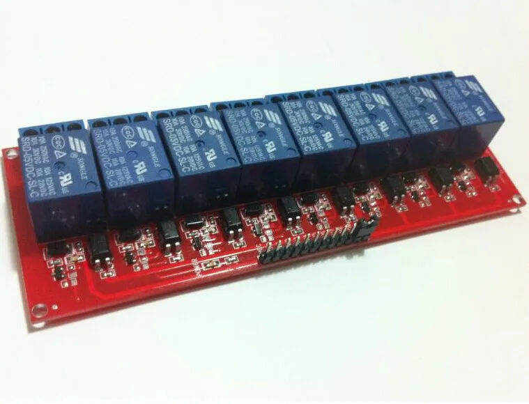 

8 Channel 5V Relay Module with Optocoupler For Arduino PIC ARM AVR DSP Free shipping
