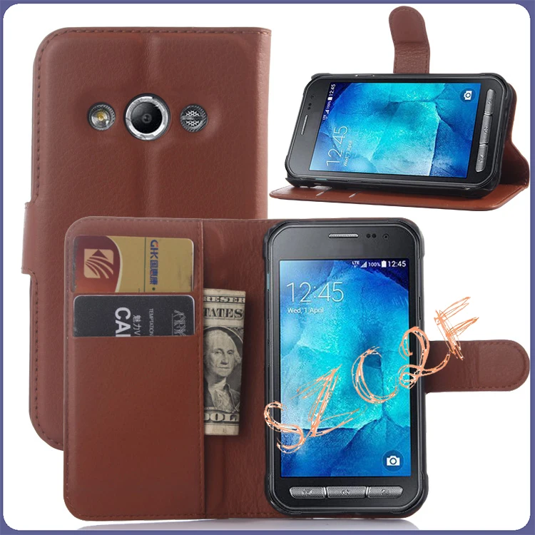 For Samsung galaxy xcover 3 Case SM-G388F G388F Phone Case With Credit Card Holder Wallet Flip Cover For Samsung xcover 3 coque