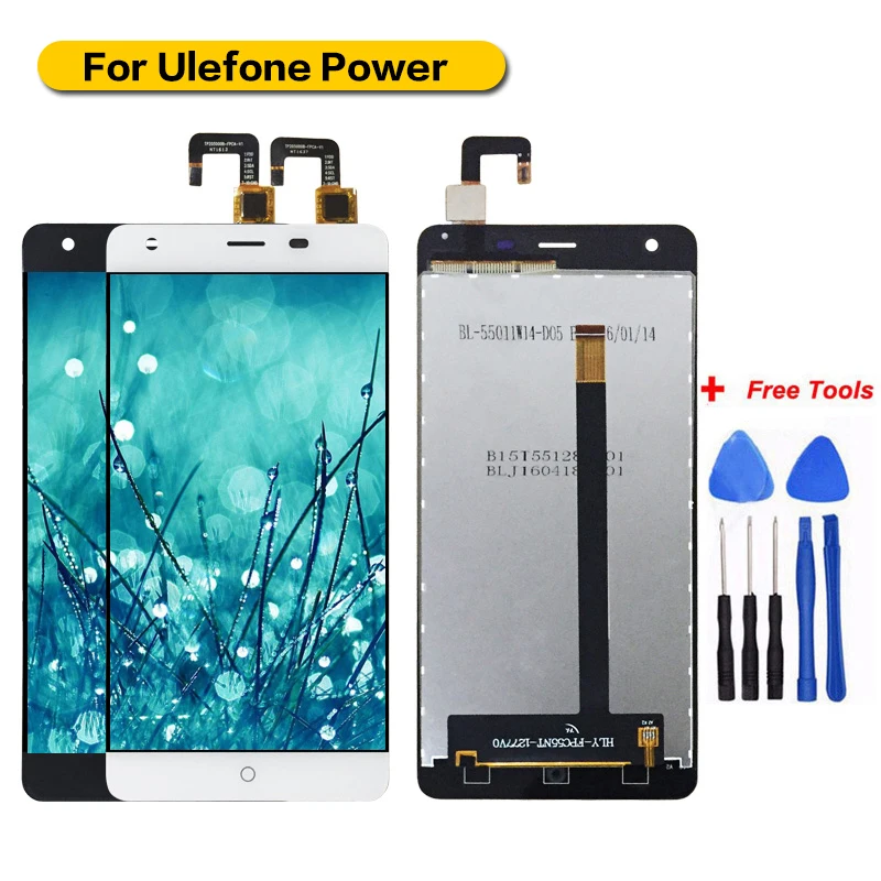 

For Ulefone Power LCD Display Touch Screen Assembly Replacement Parts 100% Tested +Tools