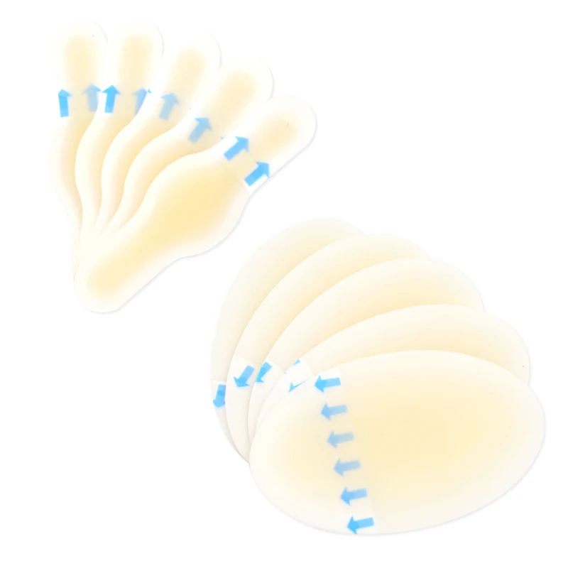 Пятка блистерные подушки Мягкая повязка с гелевыми защитными подушечками для ног, ног, снимает блистер Обезболивание и восстановление-10 шт