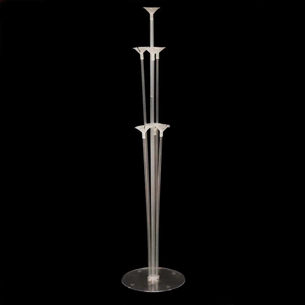 

7 Tubes Balloons Holder Column Stand Balloon Stick for Wedding Party Table Centerpiece Decoration