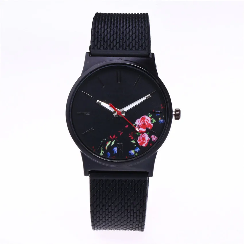 Женские кварцевые наручные часы Reloj Mujer простые круглые женские силиконовые