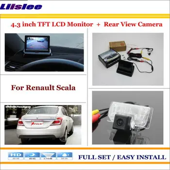 

For Renault Scala Car 4.3" Color LCD Monitor & Auto Back UP Reverse Camera 2 in 1 Rearview Parking System