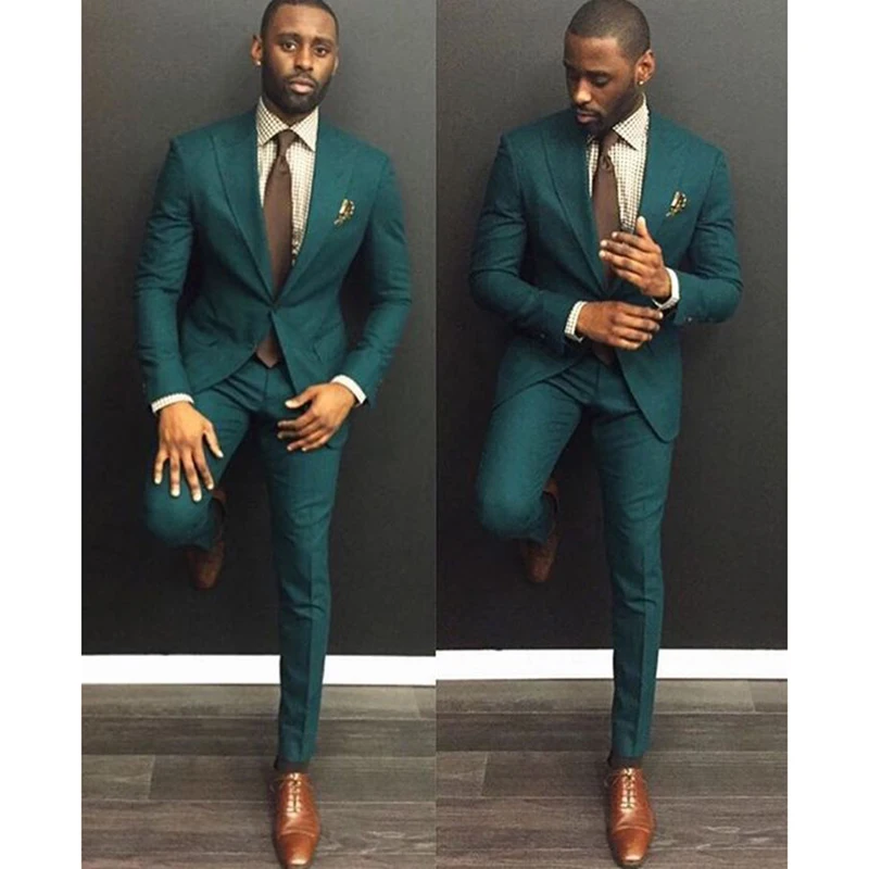 

Green Burgundy Suits Men Trajes De Hombre Traje Homb Custom Made Groom Suit Blazer Pants Set For Men 2 pieces (Jacket+Pants+Tie)