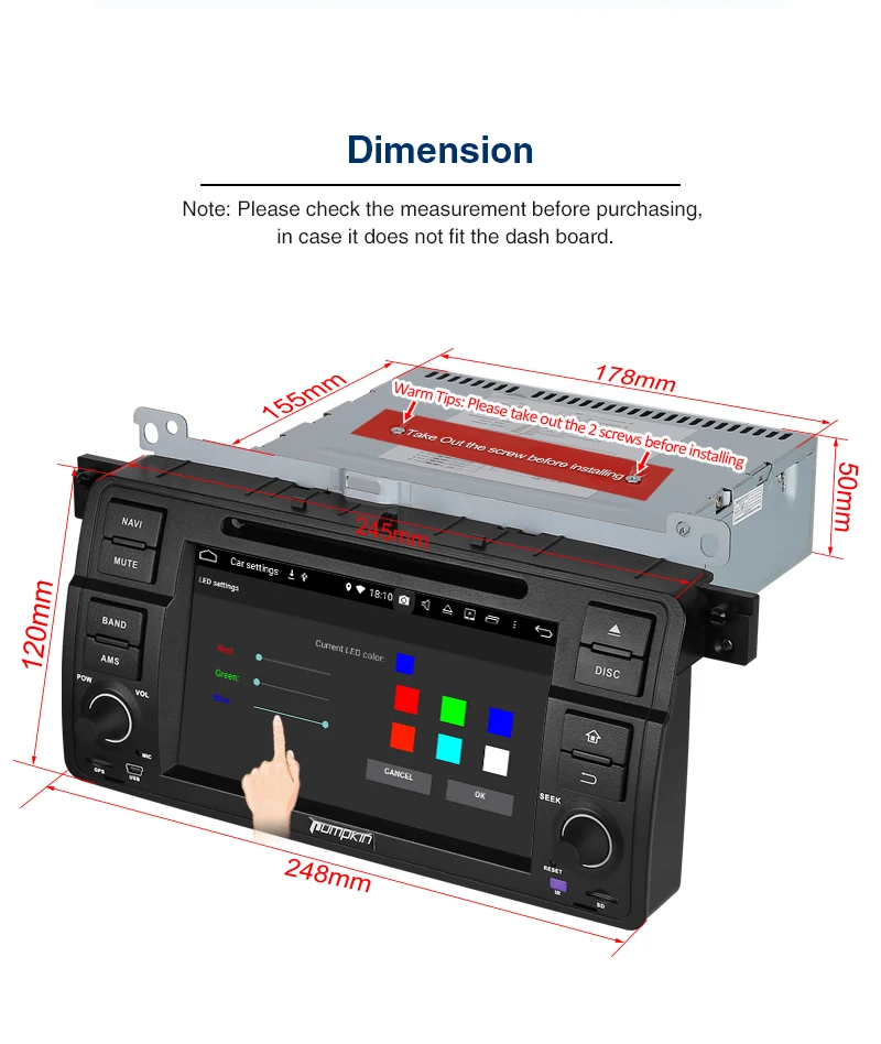 Excellent Pumpkin 2 Din 7