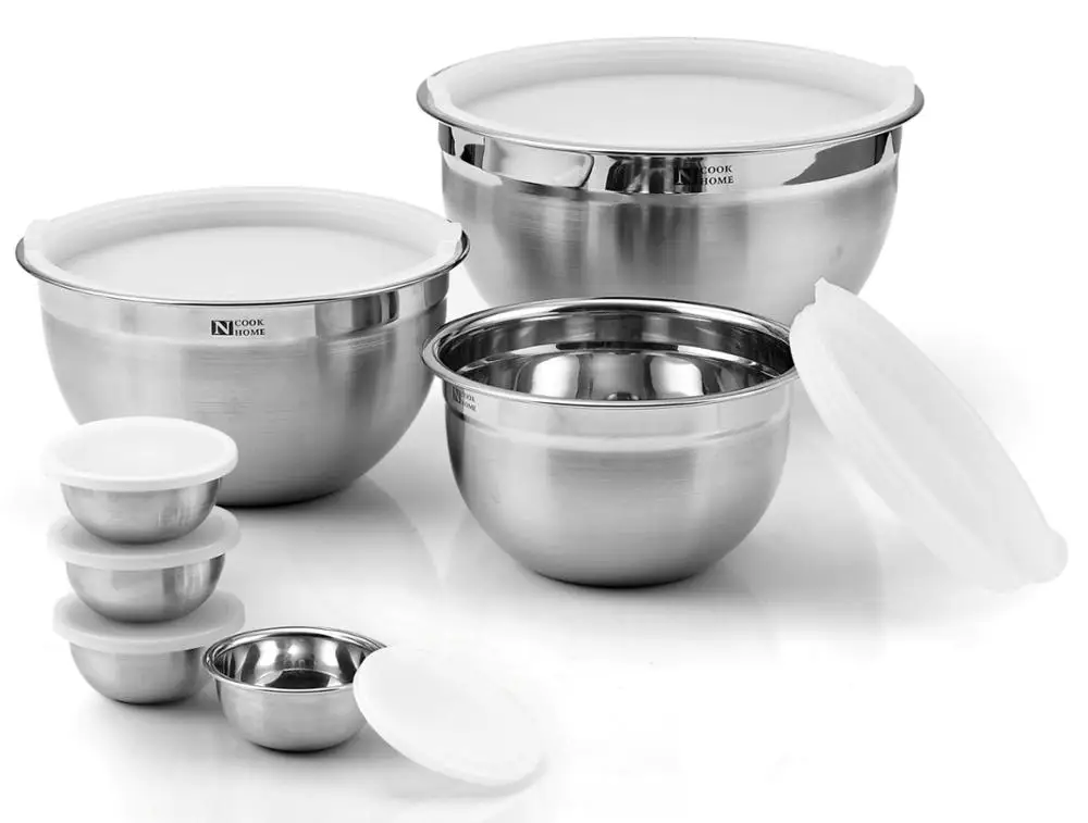 Ingredients Standby Bowls Mixing Bowl 18/10 Stainless Steel DIY Cake