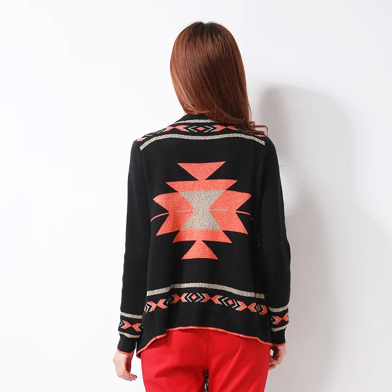 XIKOI Winter Tassel Women's Cardigans Kimono Sweater Fashion Geometric Thick Knitted Women Sweaters Casaquinho Poncho Rebeca XIKOI Winter Tassel Women's Cardigans Kimono Sweater Fashion Geometric Thick Knitted Women Sweaters Casaquinho Poncho Rebeca