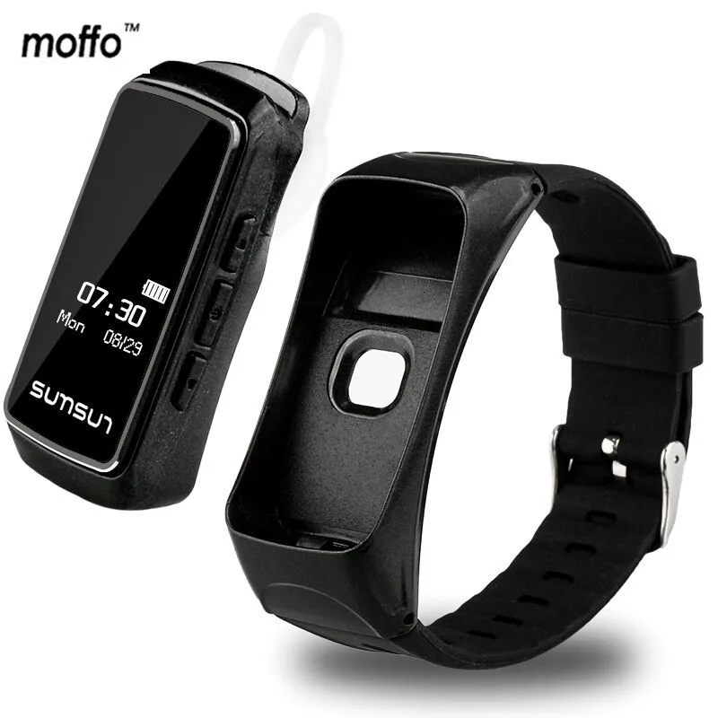Moffo B7 Smart Bracelet Bluetooth Watch Headset Handband Gift Meter | Электроника