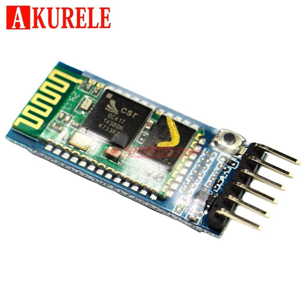 20 шт. HC05 HC-05 master-slave 6pin JY-MCU анти-обратный, интегрированный Bluetooth последовательный проходной модуль, беспроводной Серийный