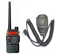 Baofeng UV-5R VHF/UHF двухдиапазонный ветчина Портативный двухстороннее радиолюбитель рация + бренд Baofeng Динамик Mic