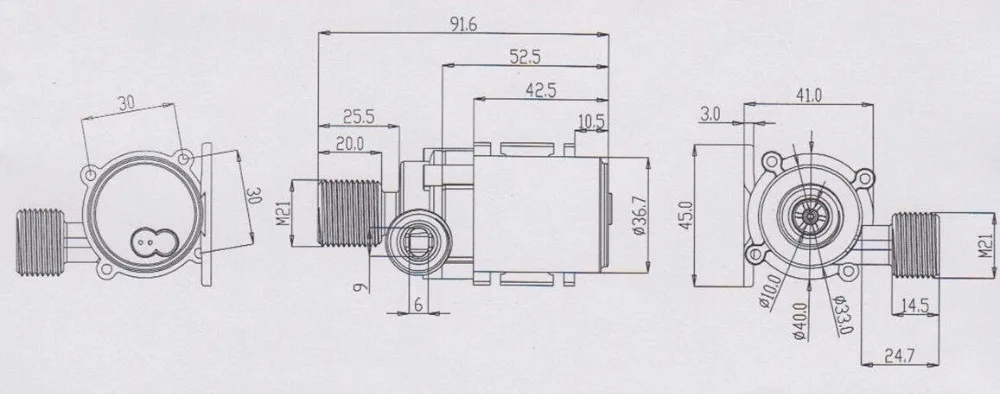 С бесщеточным двигателем постоянного тока водяной насос 12V 3 м Сайлент высокого Температура Солнечный Электрический газовый водонагреватель циркуляционный насос подкачки