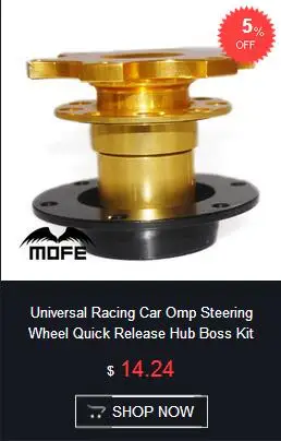 MOFE Gold Универсальный алюминиевый руль Quick Release Boss комплект для BMW Nissan Toyota Ford