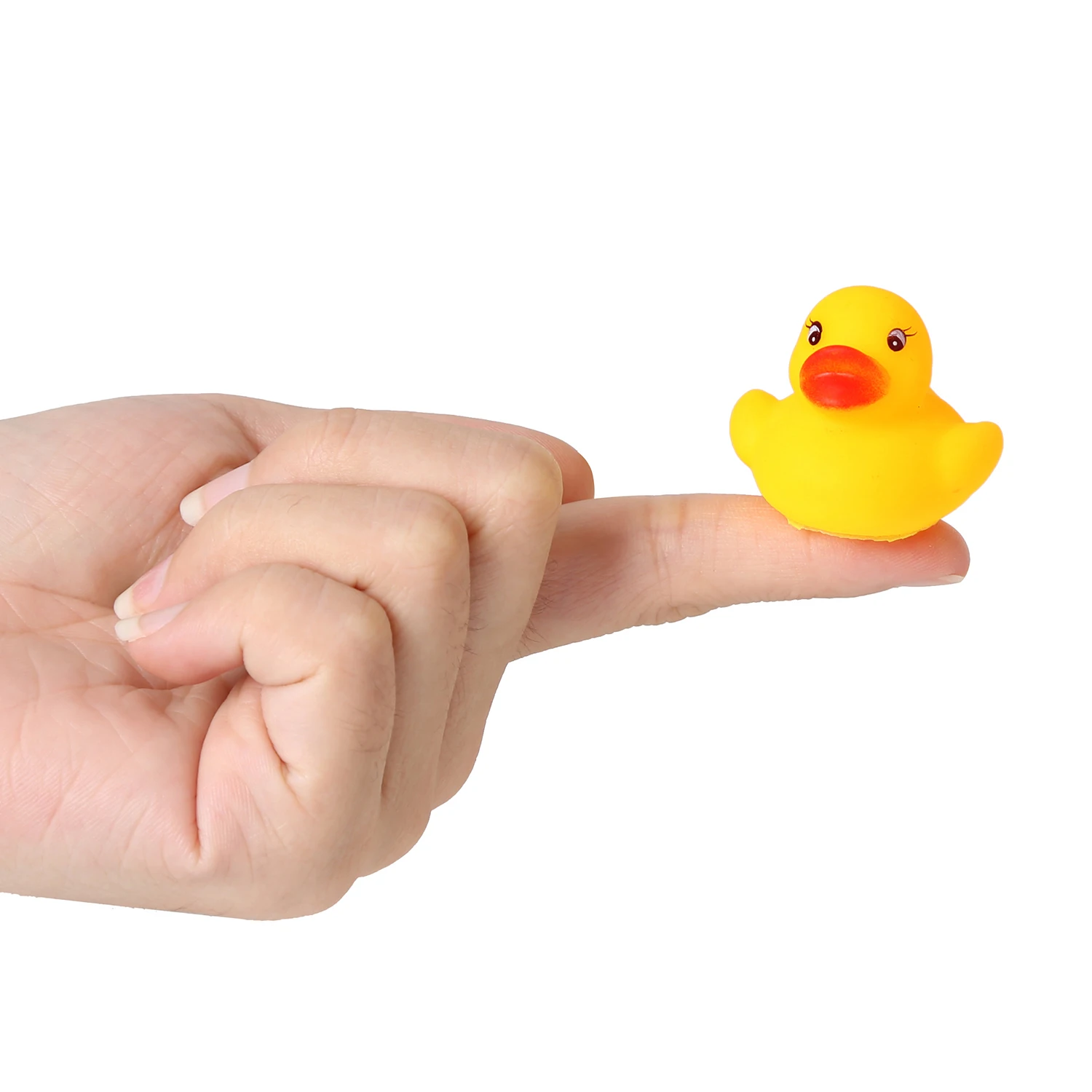 Najtaniej 60 sztuk 120 sztuk Mini żółty gumowe kaczki zabawka do kąpieli Baby Shower zabawki wodne czysta naturalna urocza gumka Ducky dla dziecka Kinder zabawki