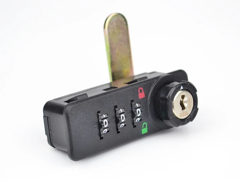 Черный механический Пароль/кодовый замок с экстренным ключом для шкафа сауны