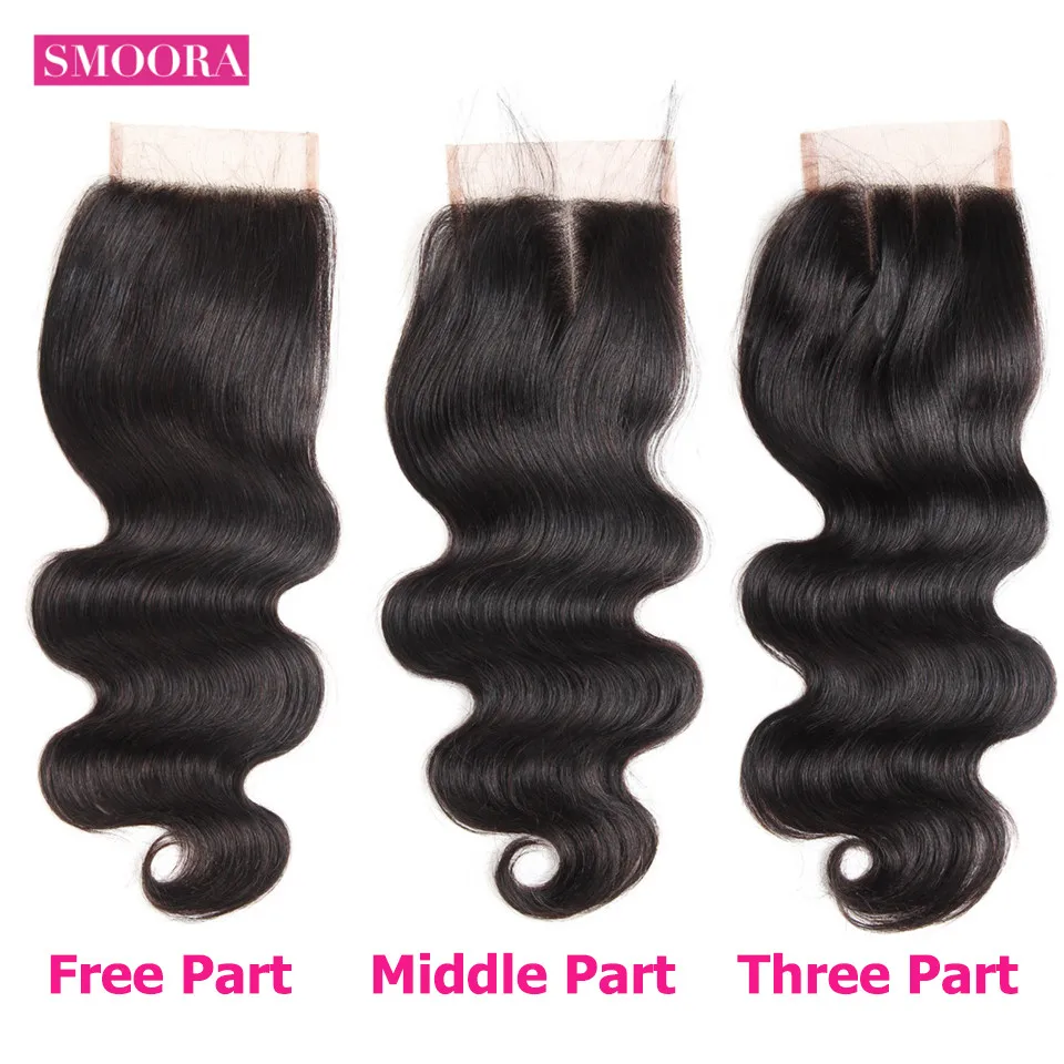 body wave lace closure with baby hair_