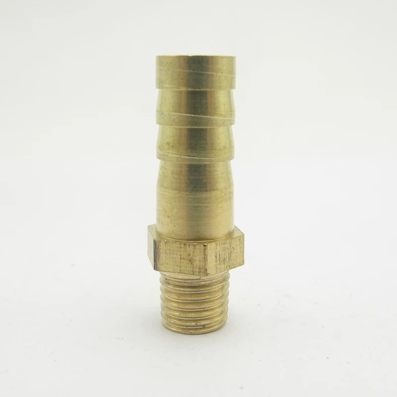 

8mm Hose Barb x M8*1mm Male Metric Thread Brass Barbed Pipe Fitting Coupler Connector Adapter For Fuel Gas Water