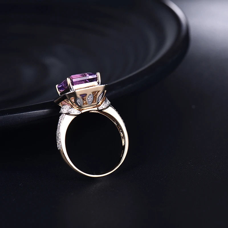 Классические женские кольца LOVERJEWELRY однотонные обручальные из желтого золота 6 22