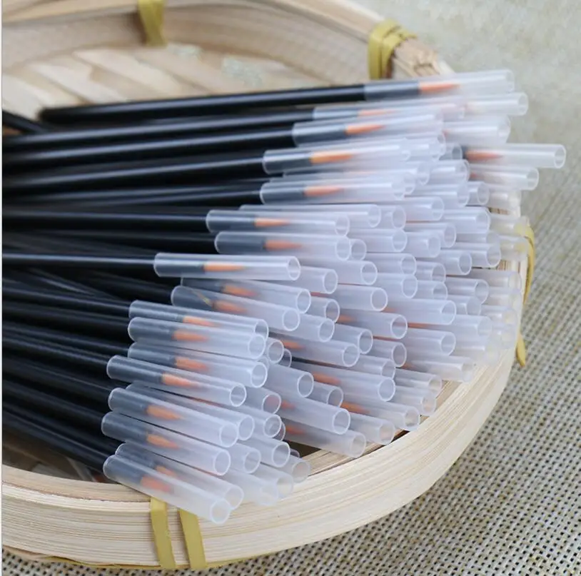 

Hot Makeup Brush Disposable Eyeliner Wand Applicator Cosmetics Maquiagem Eye Liner Professional Brush Man-made fiber brush head