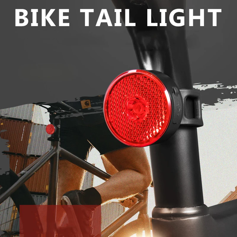 Cheap GACIRON Waterproof Bike Tail Light Smart Warning Light USB Rechargeable MTB Road Bike Safety Riding LED Lamp Cycling Accessories 0